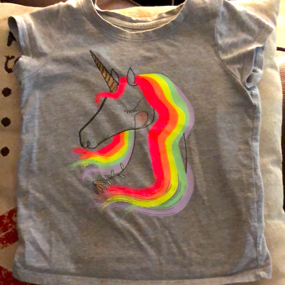 Girls Unicorn Shirt